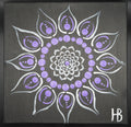 Lila Ragyogás Mandala
