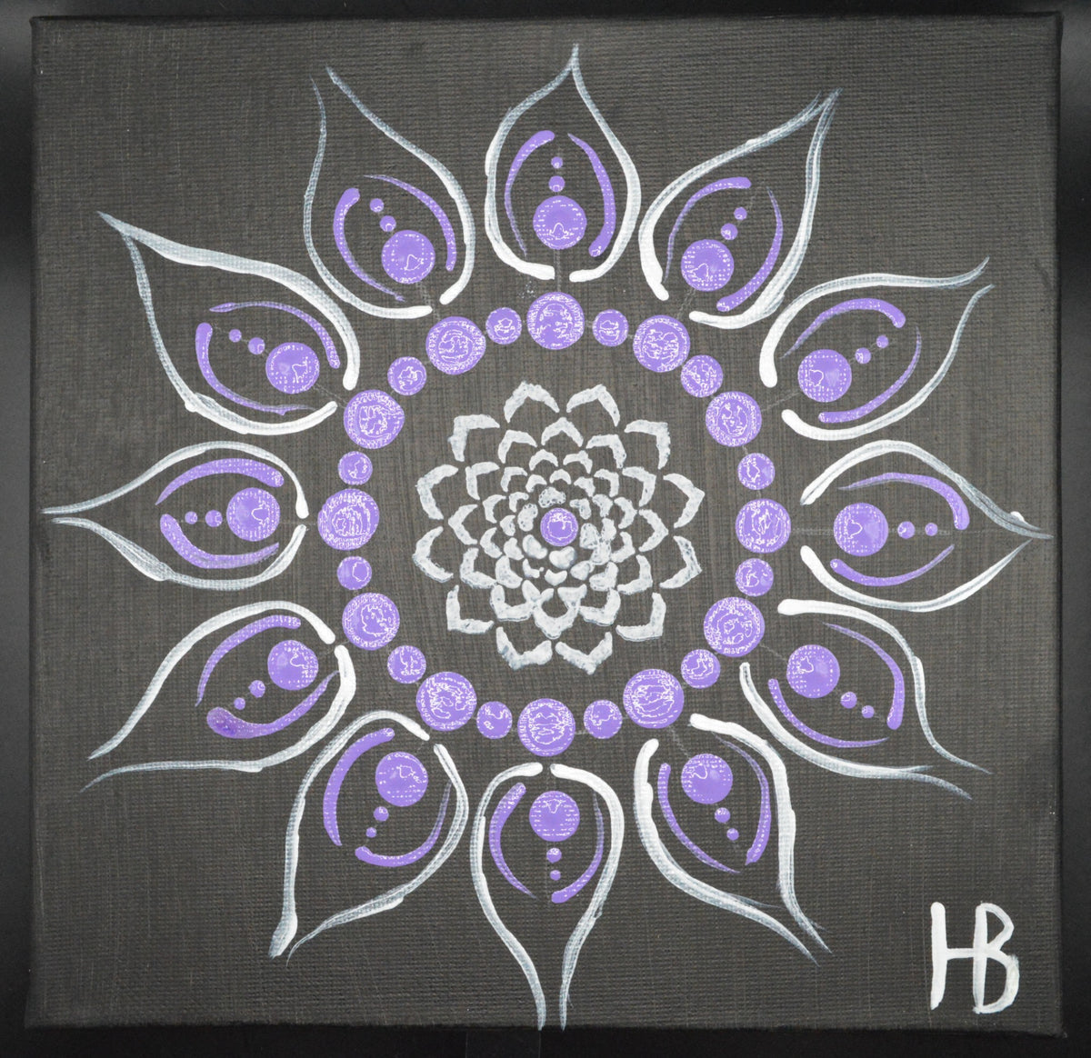 Lila Ragyogás Mandala