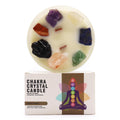 Csakra Kristálygyertya Nagy – Hét Csakra 🌈🕯️✨