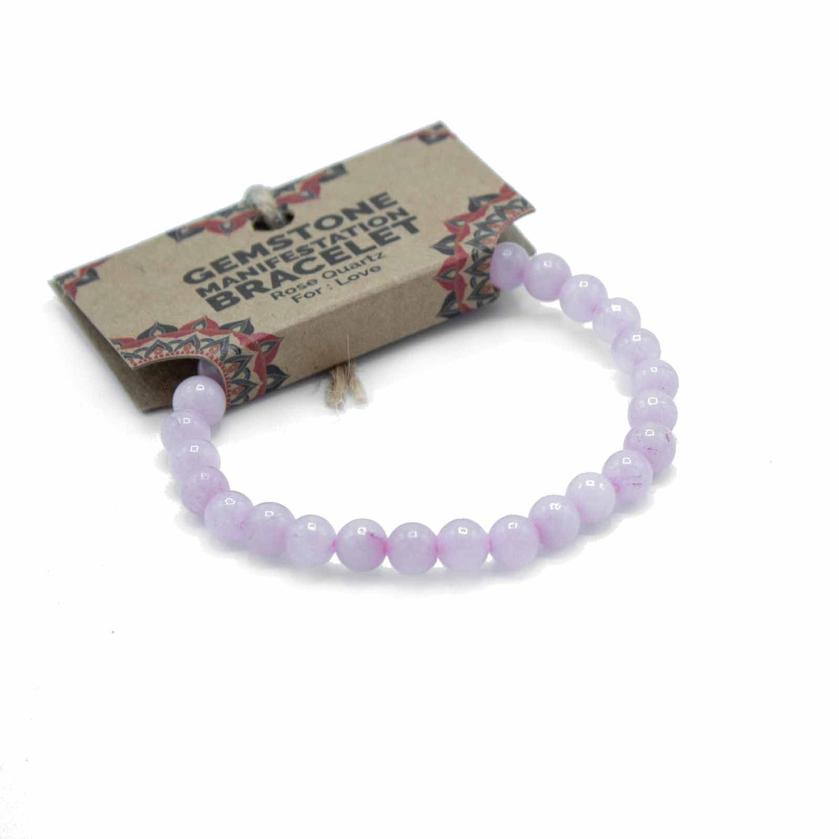 Ásványos Manifesztációs Karkötő – Rózsakvarc – Szeretet 💗✨