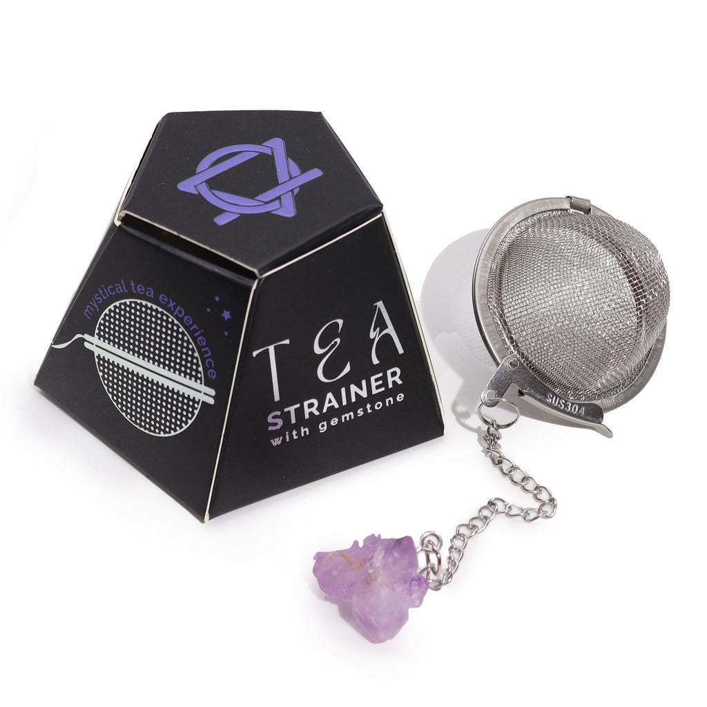 Gemstone Tea Strainer - Amethyst