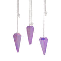 Hatoldalú Inga – Lila Aurora Kristály – 4 cm 🔮💜✨