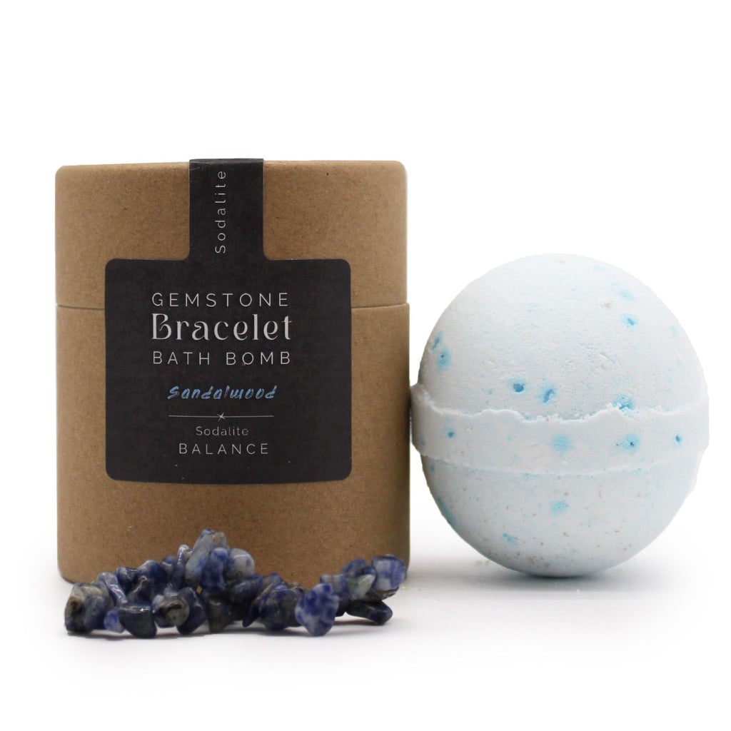Szodalit Drágakő Karkötős Fürdőbomba 💙🛁💎