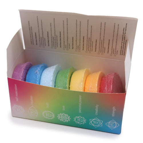 Csakra Fürdőbomba Szett (Nagy Doboz) – Harmónia és Belső Ragyogás ✨🛁🌈