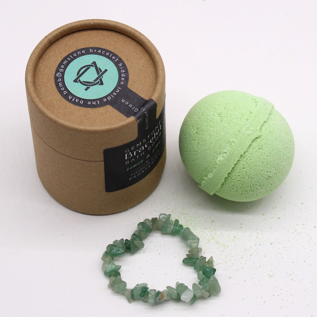 Zöld Aventurin Drágakő Karkötős Fürdőbomba 💚🛁💎