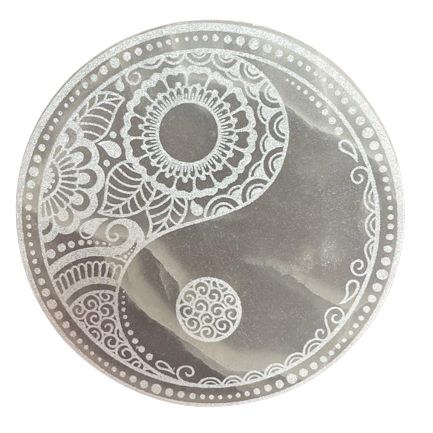 Nagy Energetikai Szelenit Töltőlap 18 cm – Feng Shui ✨