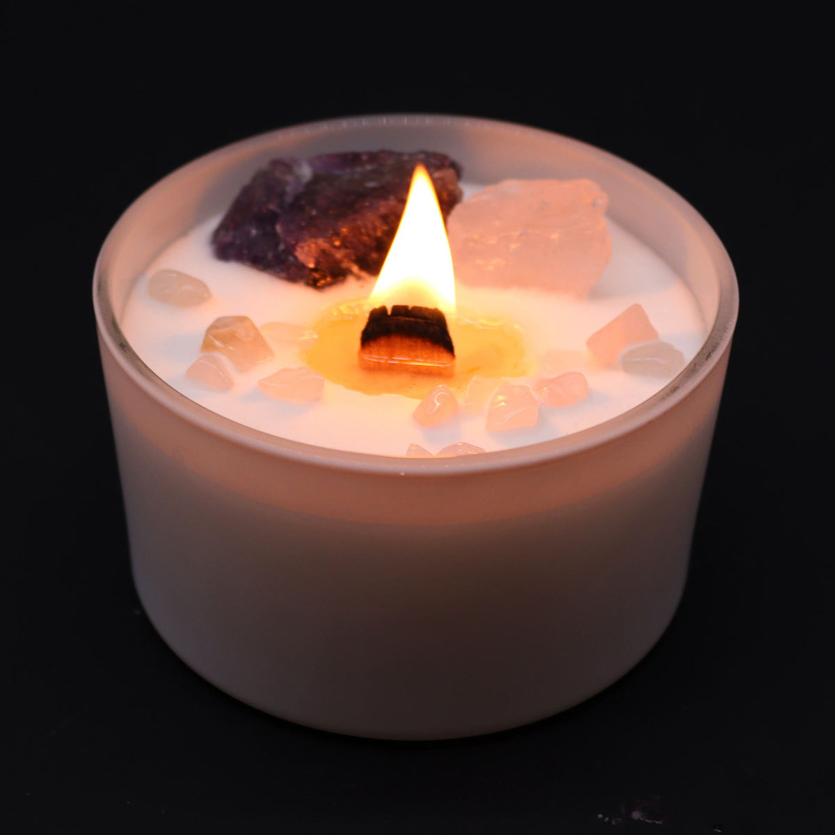 Csakra Kristálygyertya – Harmadik Szem Csakra 💜👁️🕯️