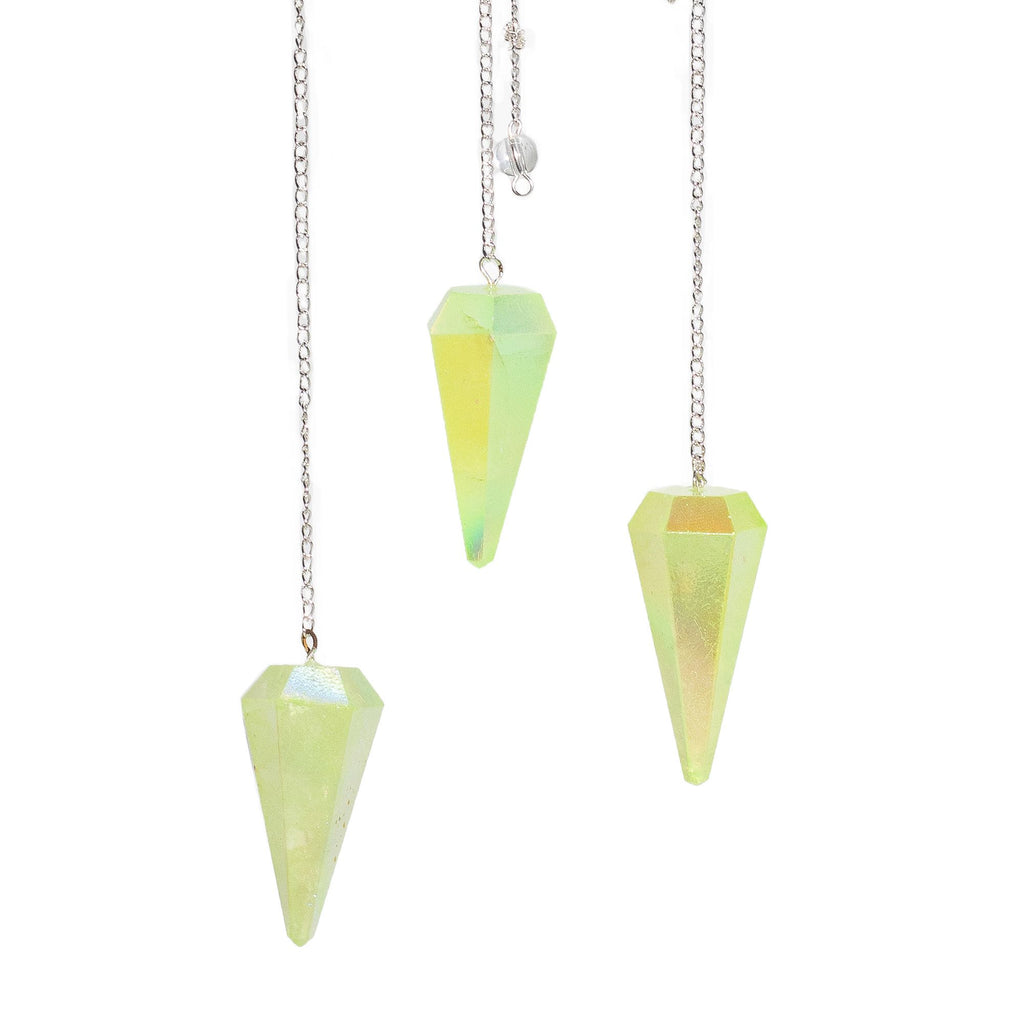 Hatszögletű Inga – Aurora Kristály Halványzöld – 4 cm