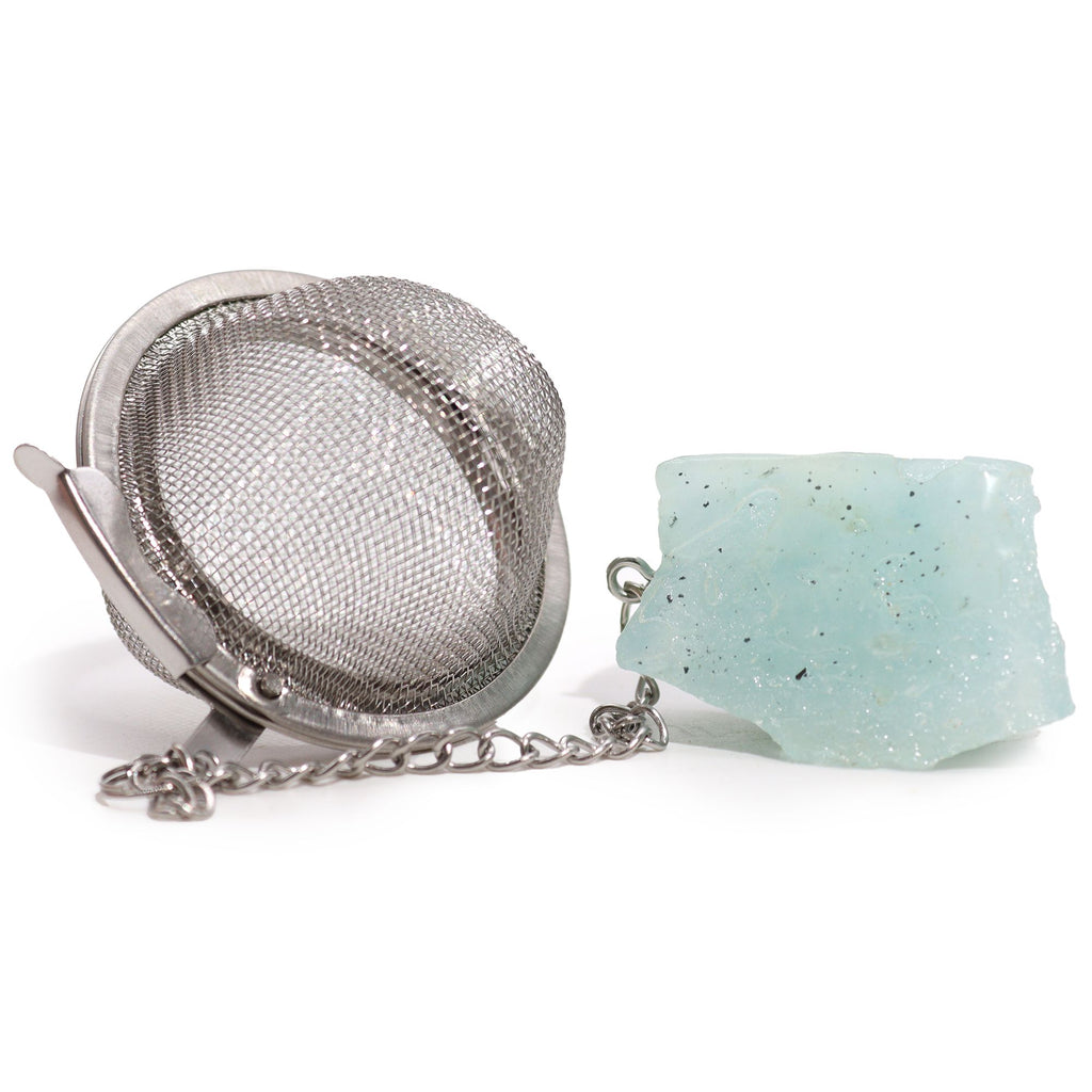 Gemstone Tea Infuser - Aquamarine
