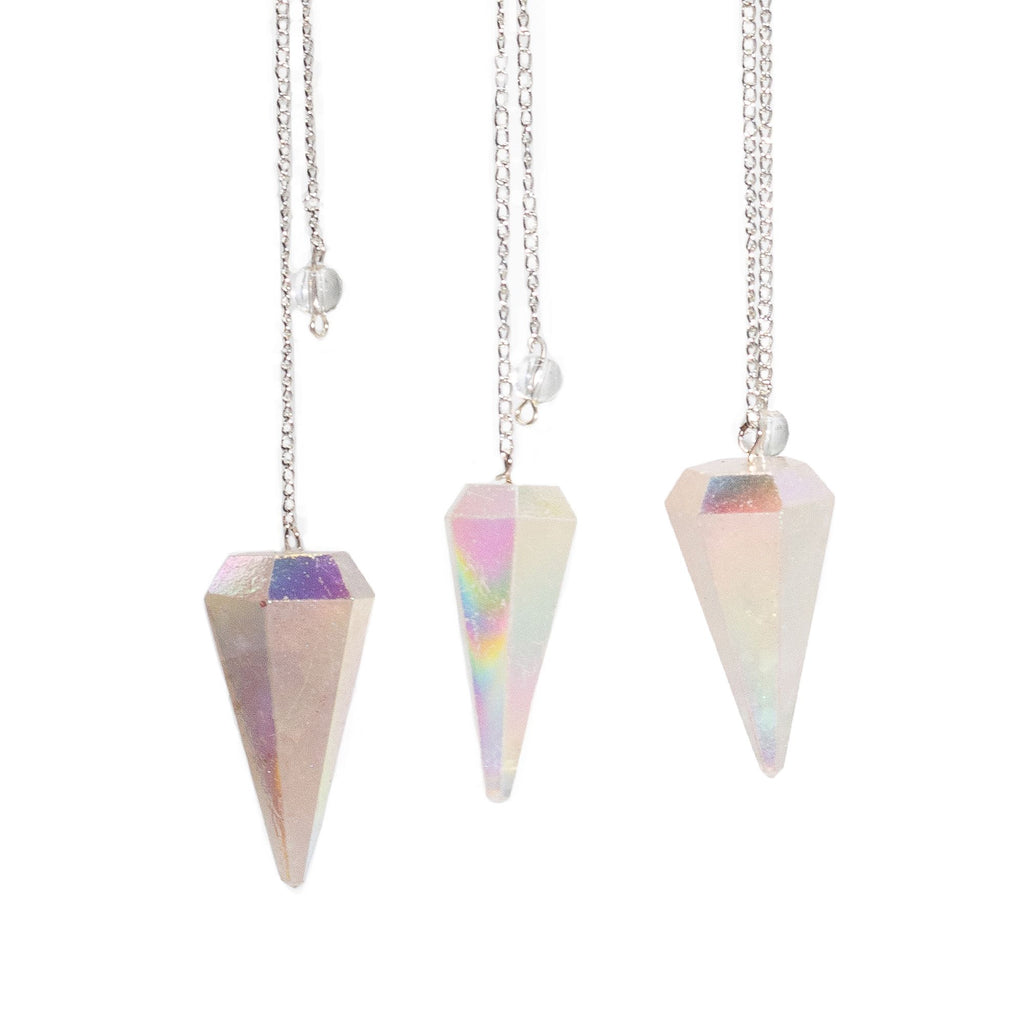 Hatoldalú Inga – Fehér Angyal Aurora Kristály – 4 cm 🤍✨🔮