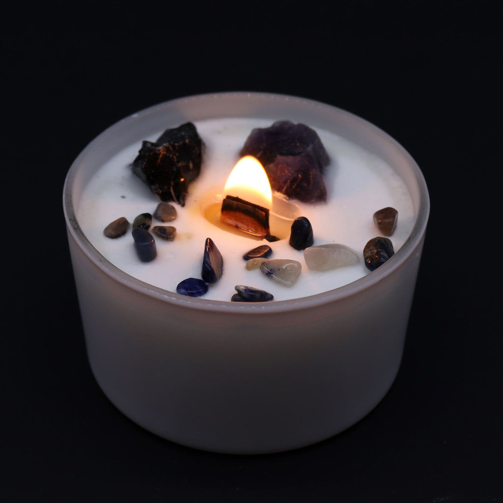 Csakra Kristálygyertya – Napfonatcsakra 🌞💛🕯️
