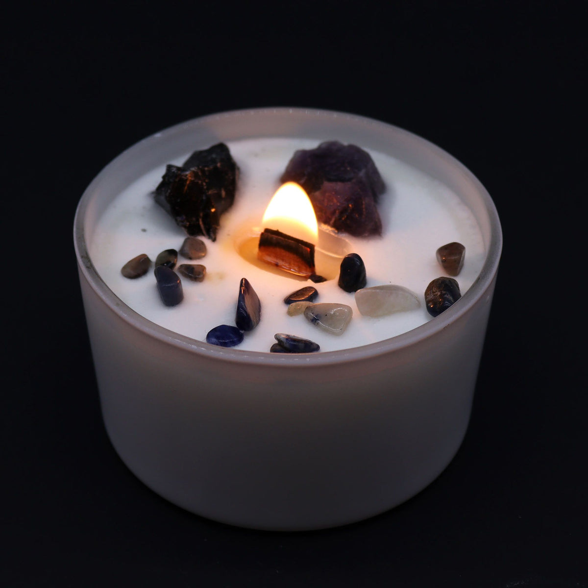 Csakra Kristálygyertya – Napfonatcsakra 🌞💛🕯️