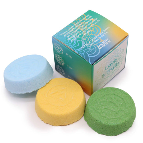 Csakra Fürdőbomba – Kis doboz – Szeretet és Igazság ✨🛁💖