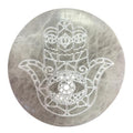 Közepes Szelenit Energetikai Töltőlap 10 cm – Hamsa 🪬✨